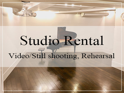 studiorental for Video/Still shooting, Rehearsal in Tokyo