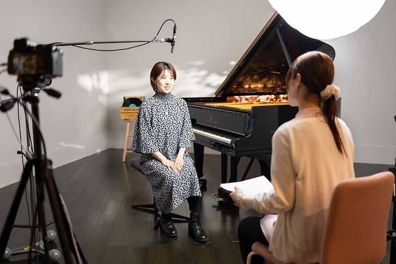 pianist interview ピアニストインタビュー撮影