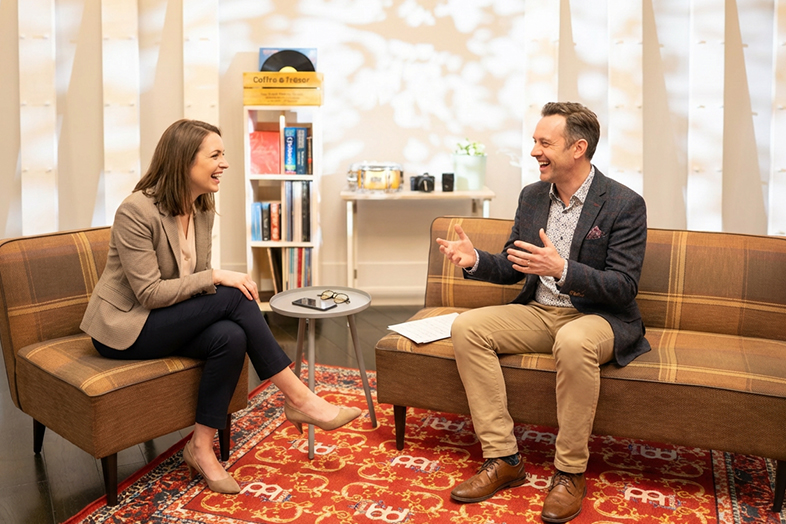 Podcast studio in Tokyo